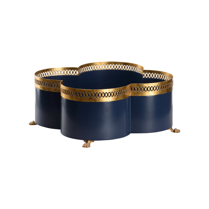 Antique Gold/Navy Blue