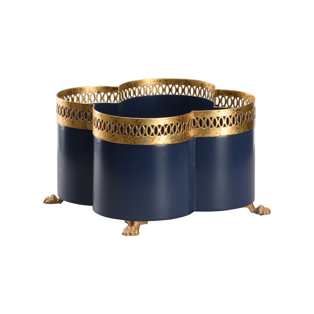 Antique Gold/Navy Blue