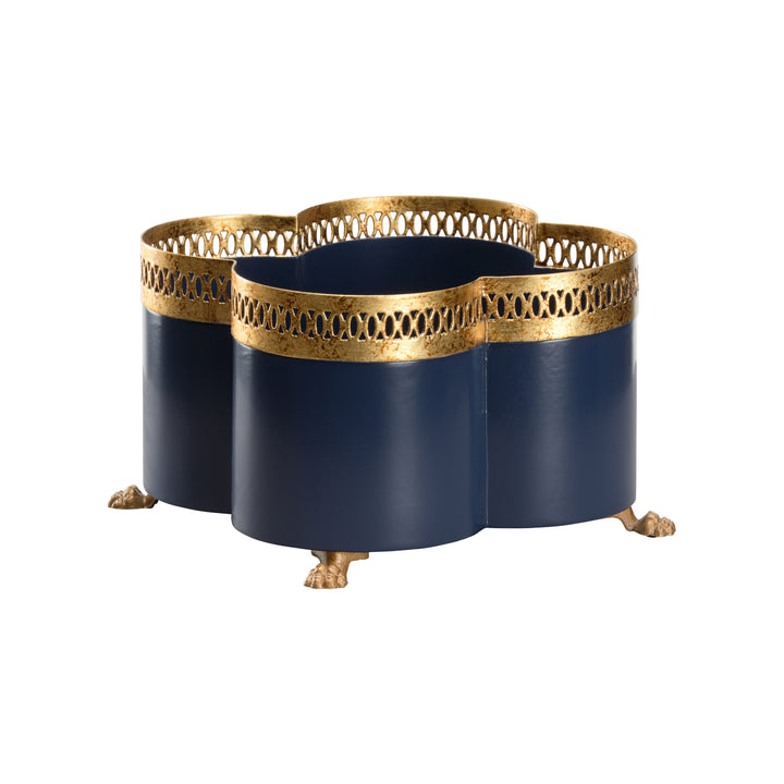 Antique Gold/Navy Blue