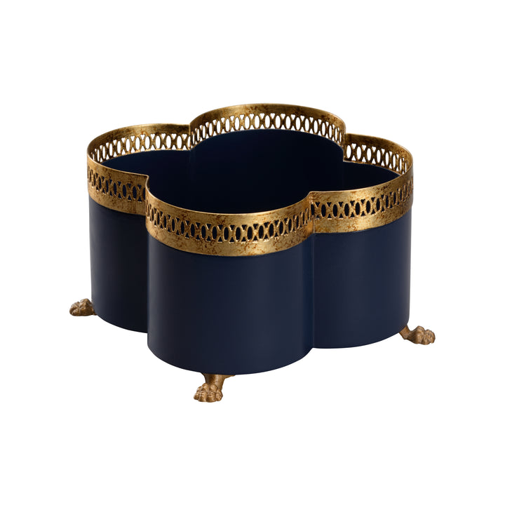 Antique Gold/Navy Blue