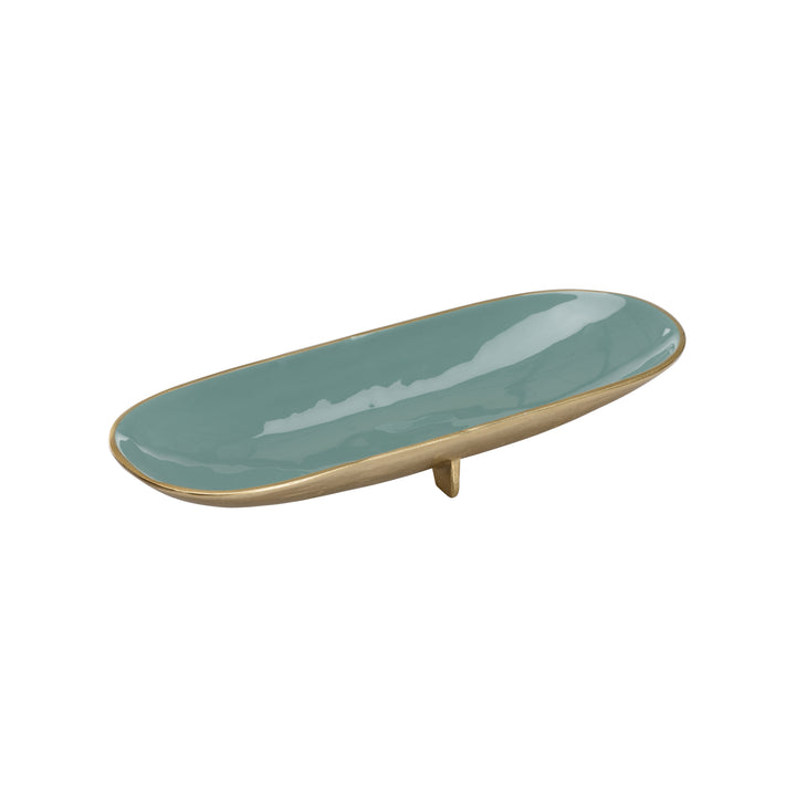 Footed Enameled Bowl - 370237