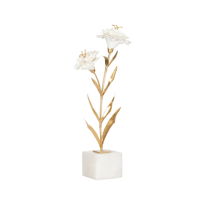 Carnation on Alabaster Stand - 370314