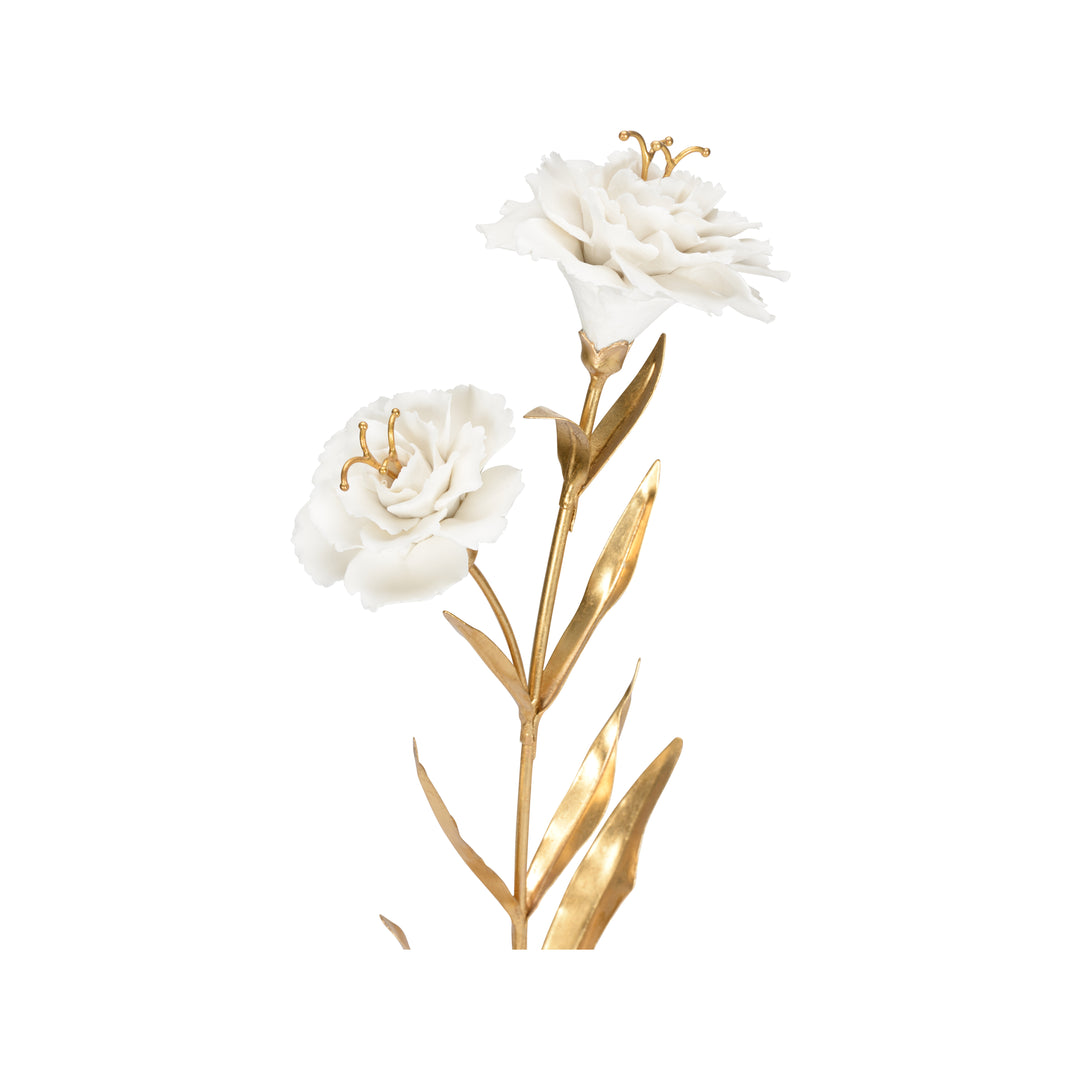 Carnation on Alabaster Stand - 370314