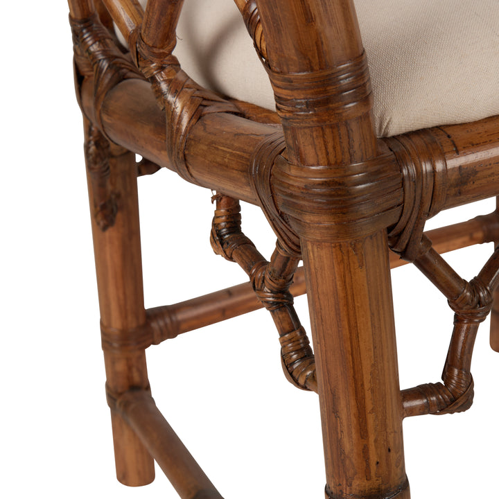 Chippendale Bamboo Arm Chair  - 370530