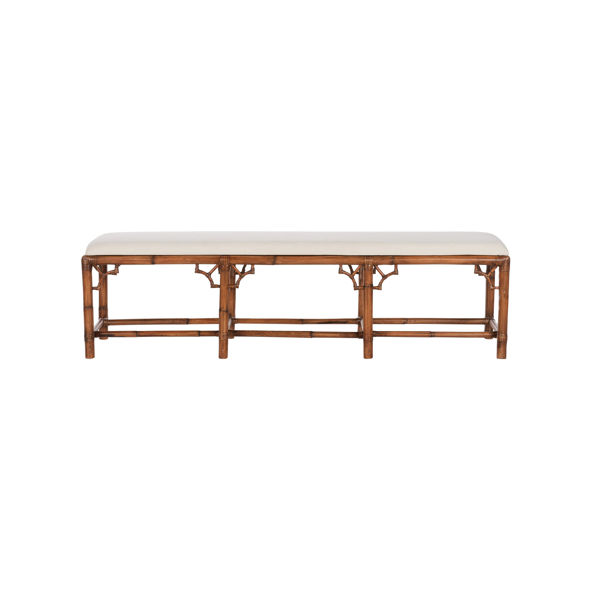 Chippendale Bamboo Bench  - 370532