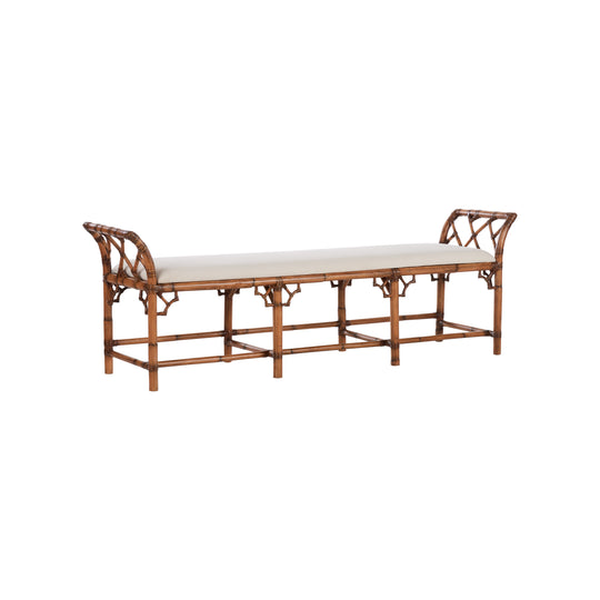 Chippendale Bamboo Regency Bench  - 370534