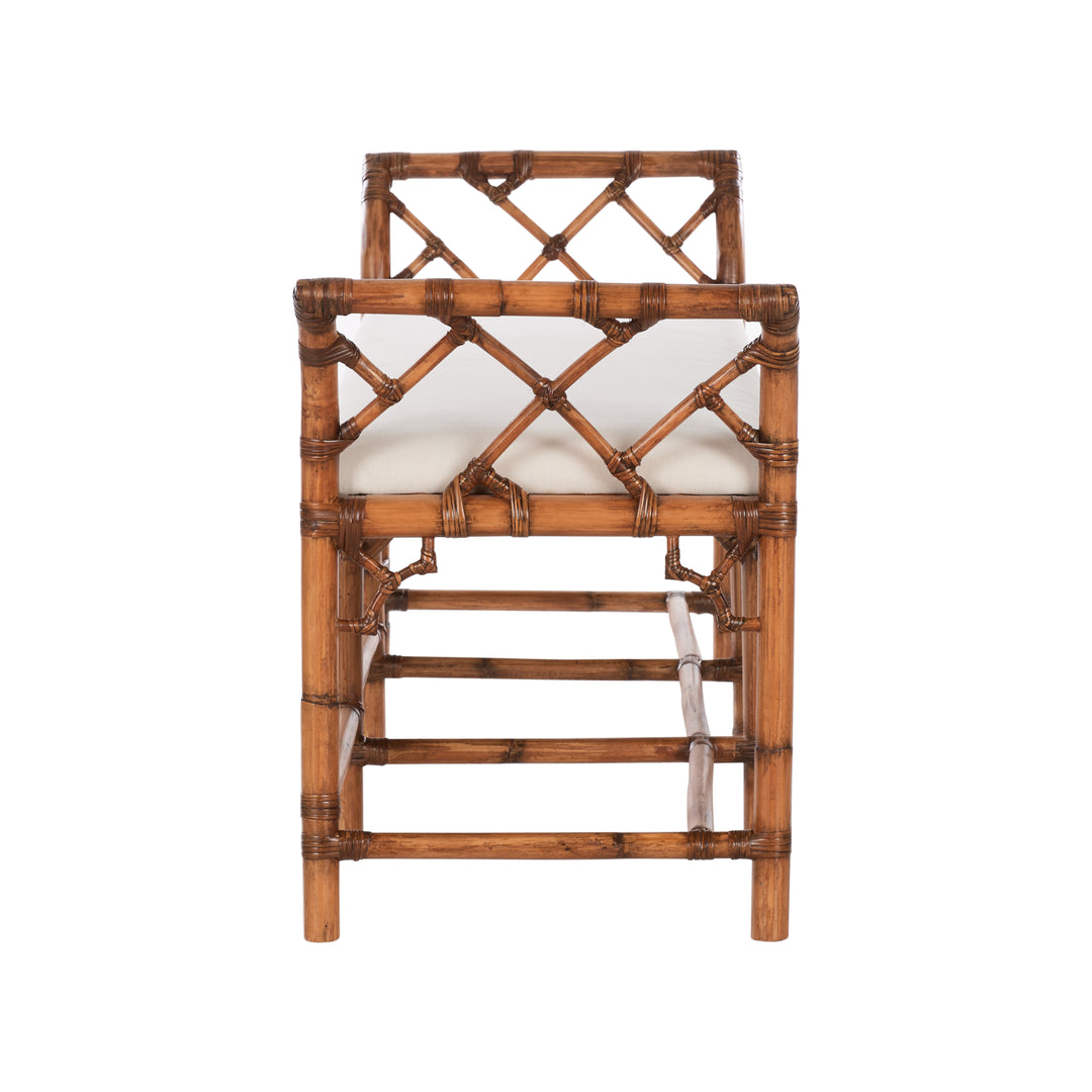 Chippendale Bamboo Regency Bench  - 370534