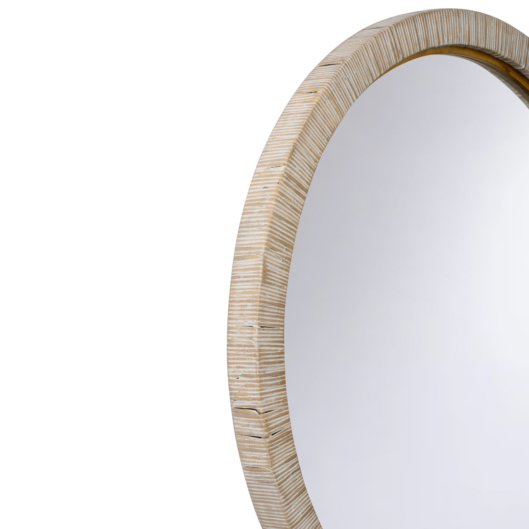 Stately Round Mirror - 370589