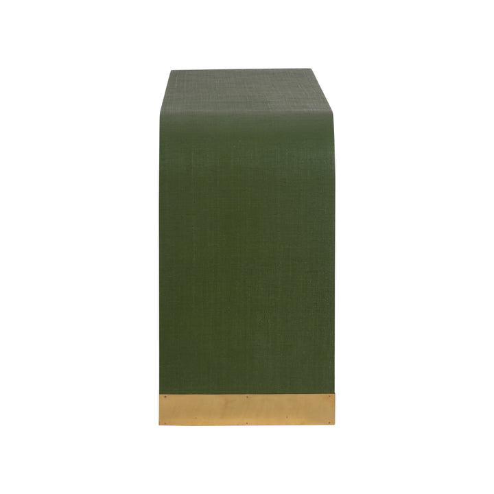 Green/Polished Brass