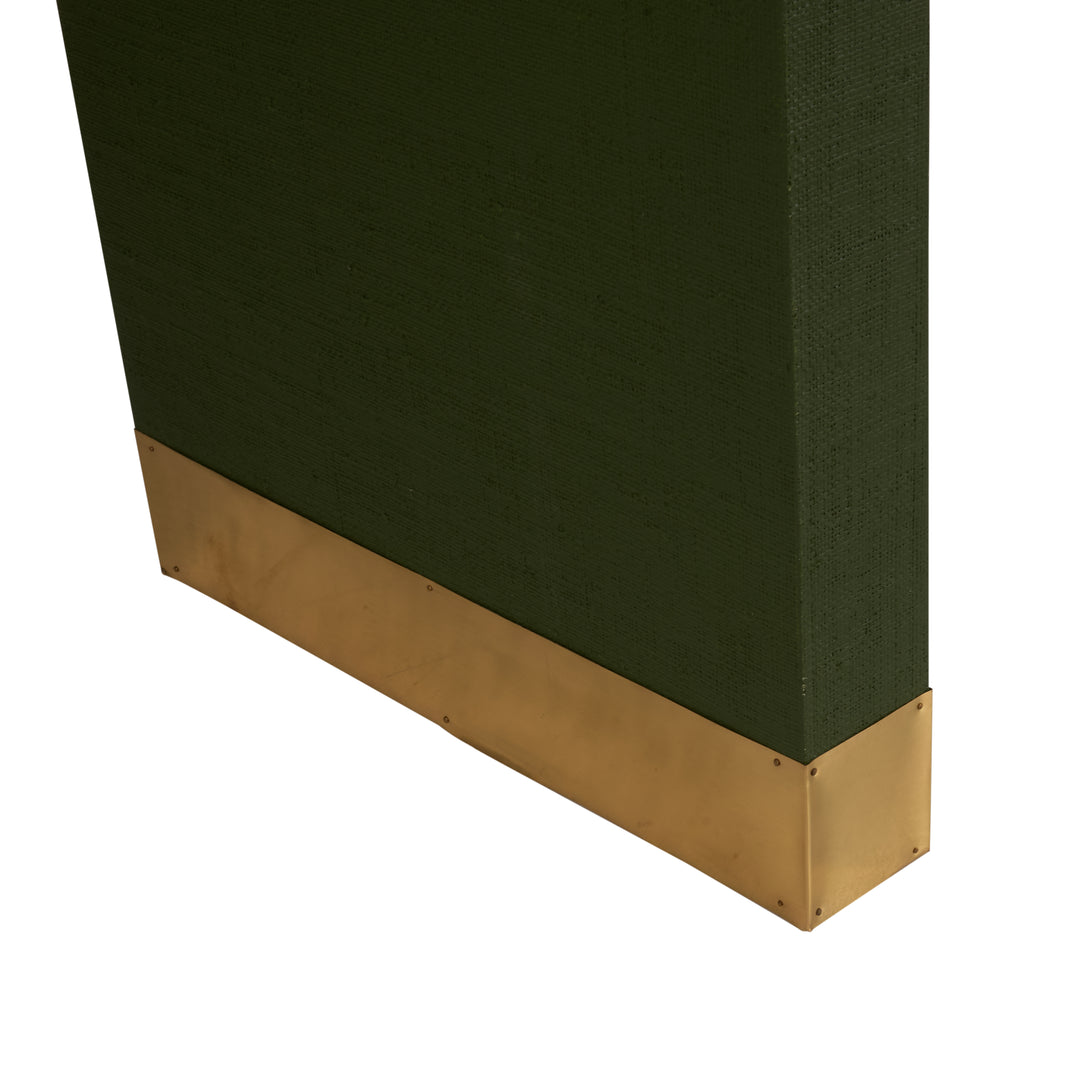 Green/Polished Brass