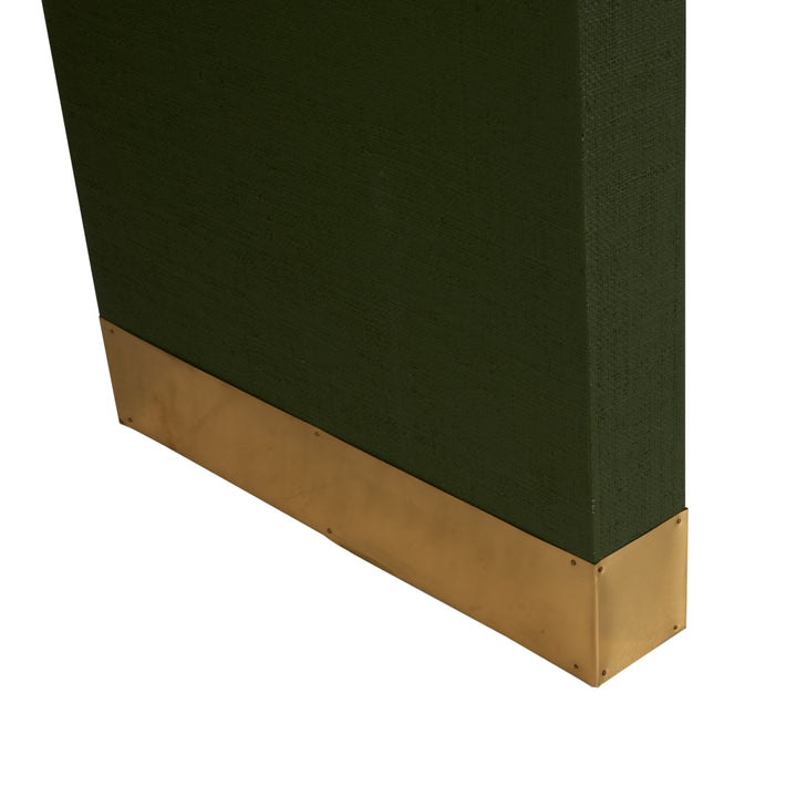 Green/Polished Brass
