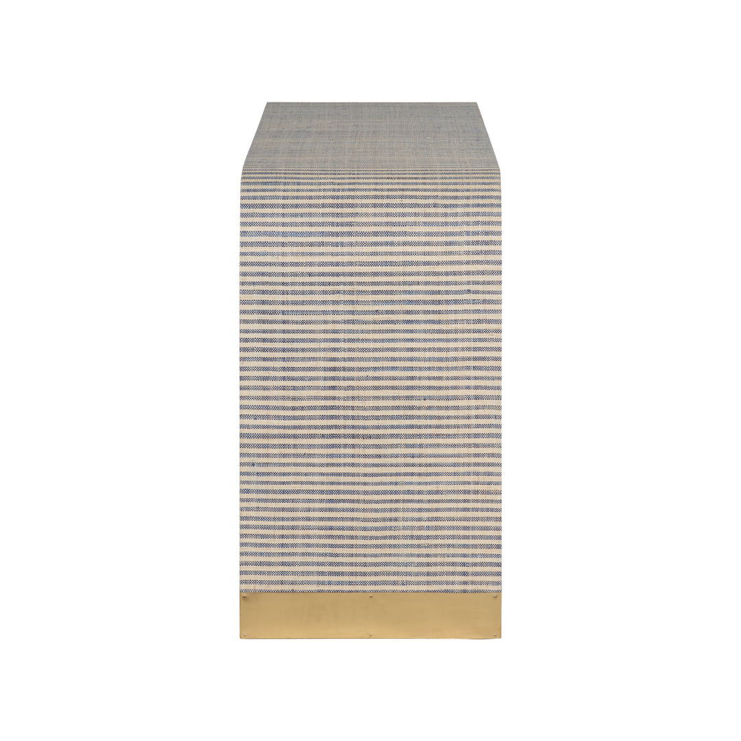 Blue/Natural/Polished Brass