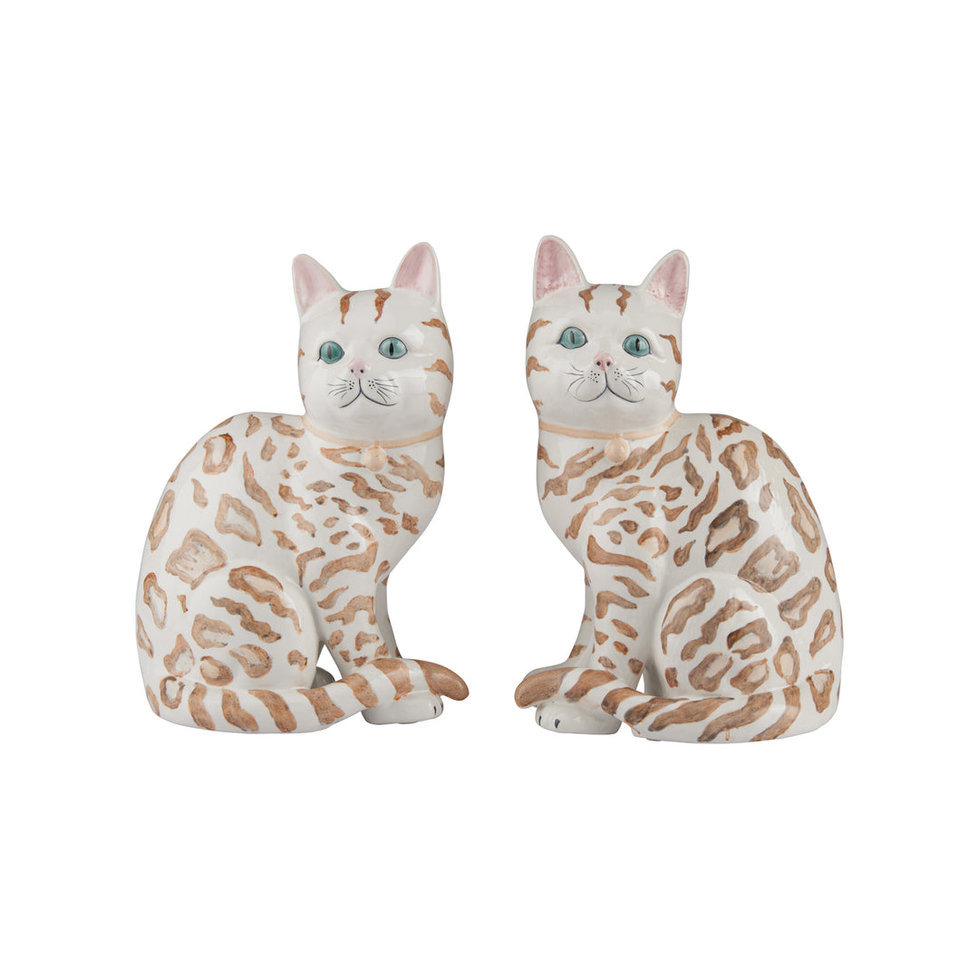 Coco Cat Statues - Pair - 370598