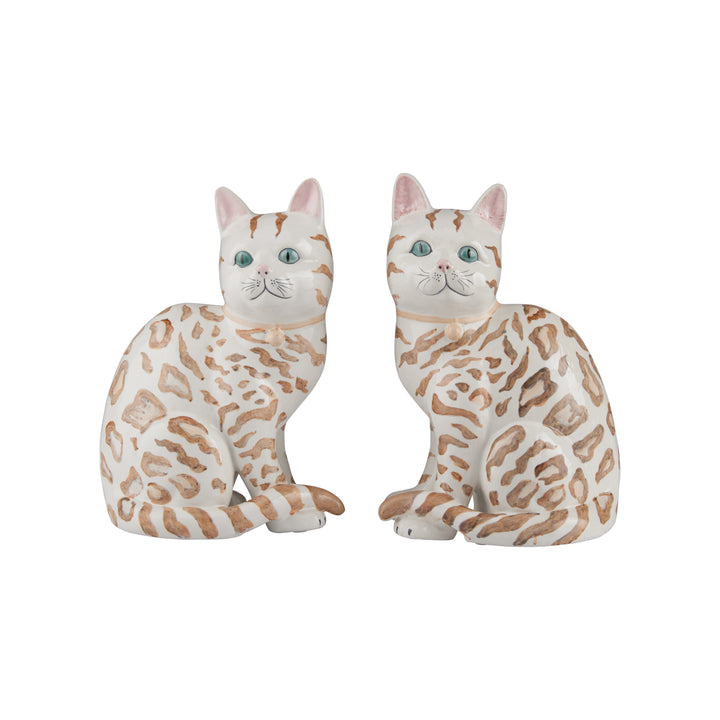 Coco Cat Statues - Pair - 370598