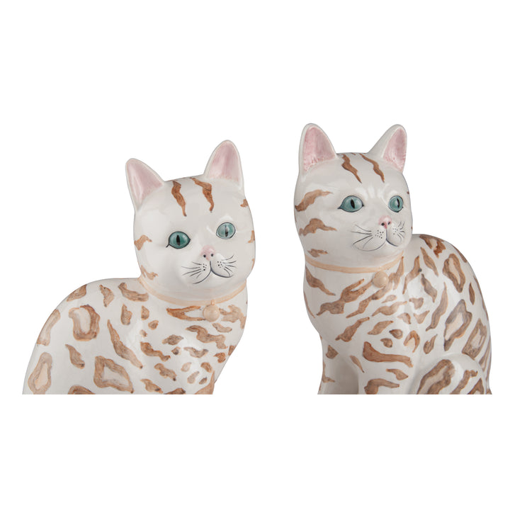 Coco Cat Statues - Pair - 370598