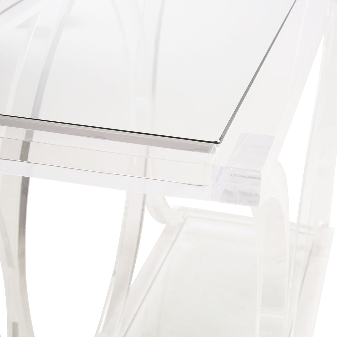 Sweeping Acrylic Console - 370605