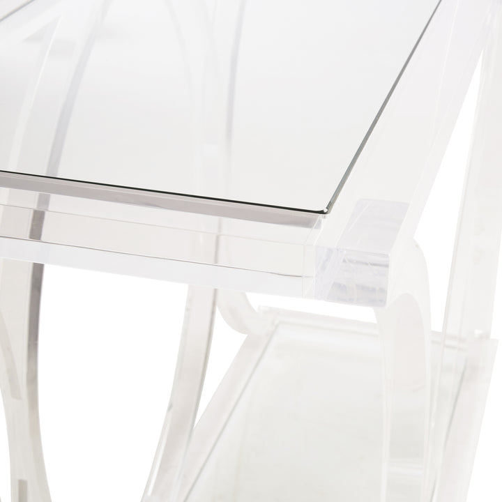 Sweeping Acrylic Console - 370605