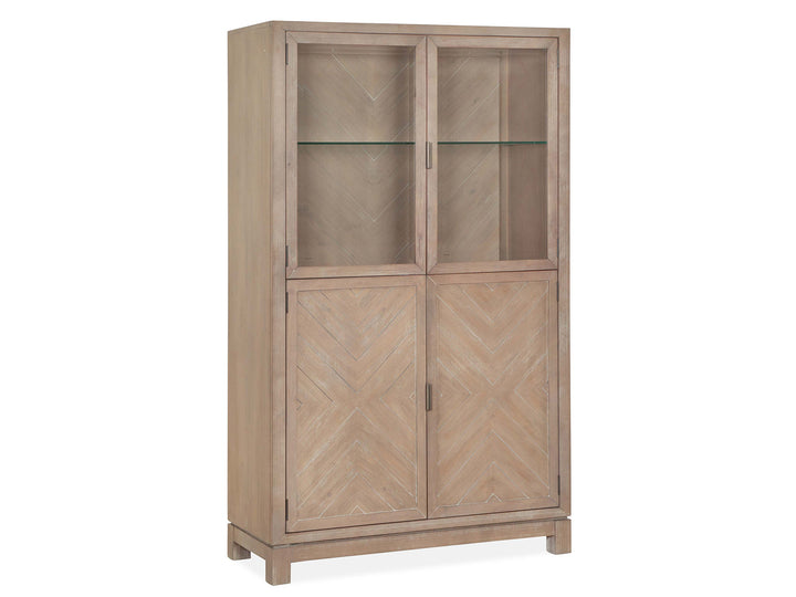 Ainsley Cerused Khaki Display Cabinet - D5333-08