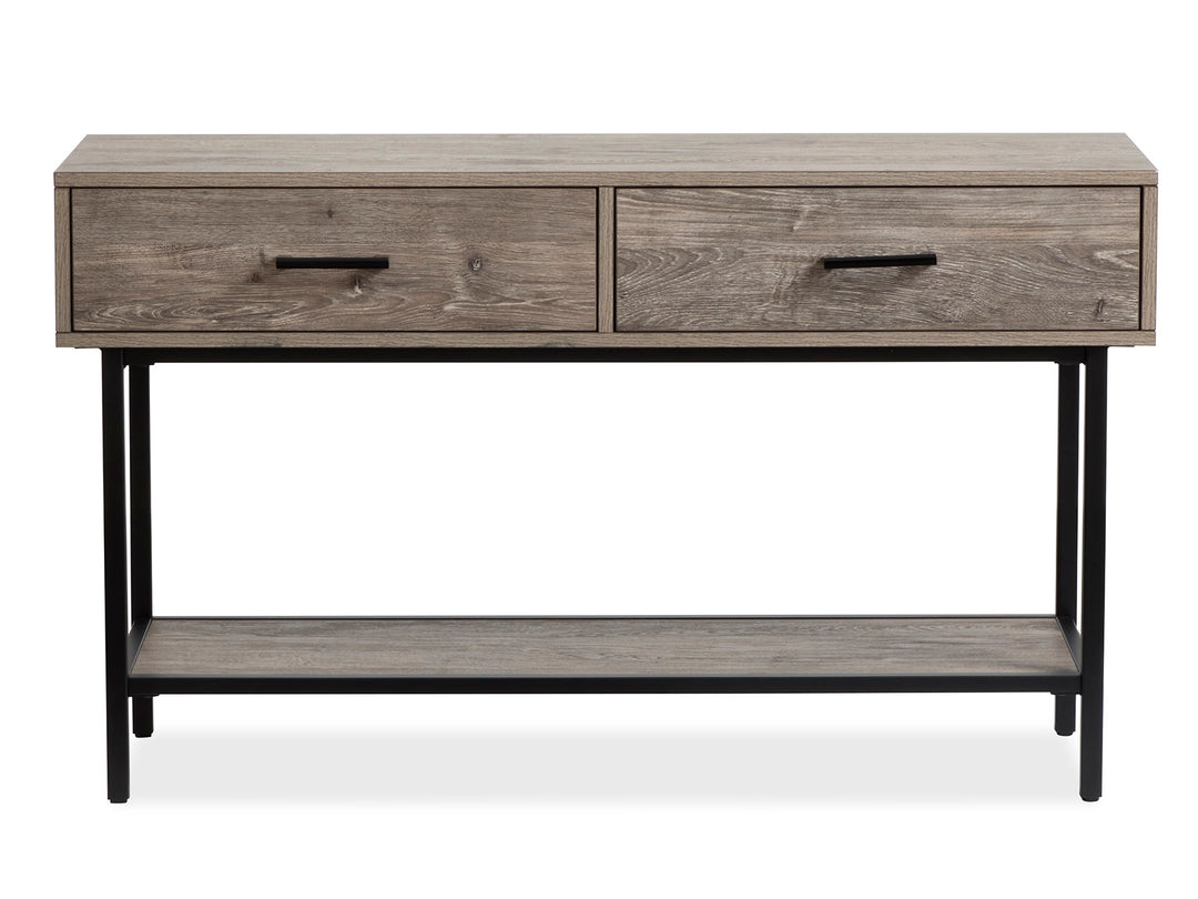 Fenwick Whitetail Brown And Smoke Glass Rectangular Sofa Table - T5962-73