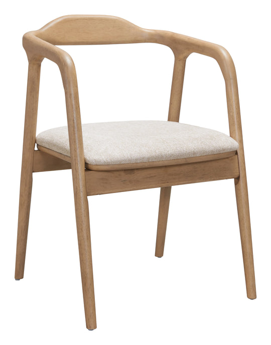 Zuo Hosoi Dining Chair Beige - Set of 2 DINING CHAIRS