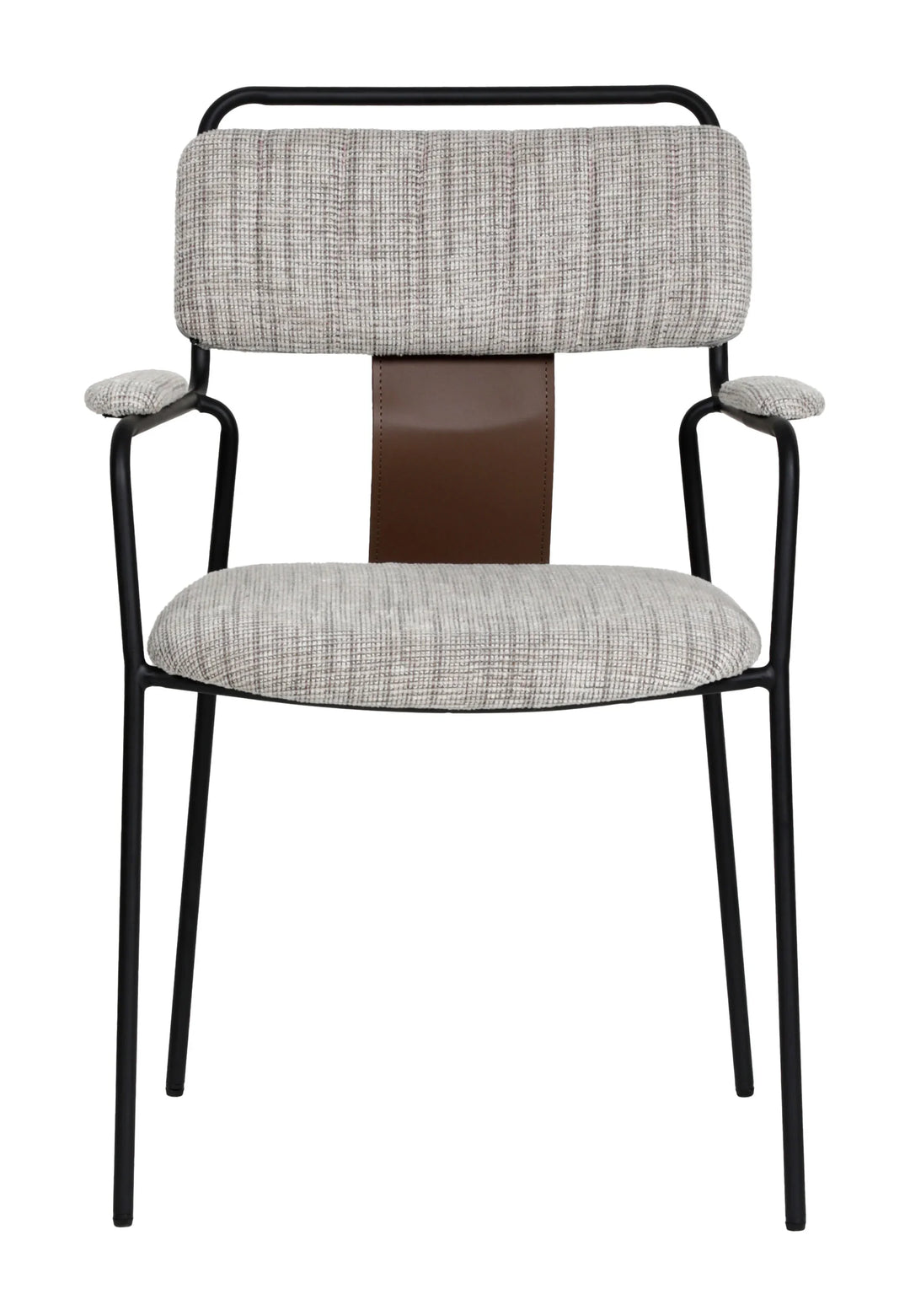 Couva Dining Chair (Set of 2) Gray Tweed - AmericanHomeFurniture
