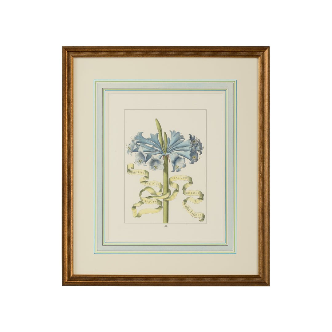 Bl Floral W/Ribbon-D - 380169