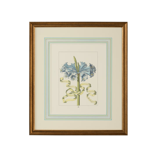 Bl Floral W/Ribbon-D - 380169