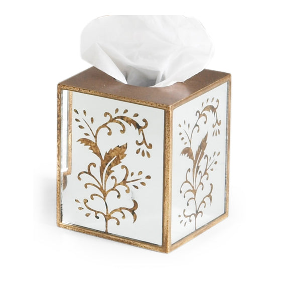 Madison Mirrored Tissue Box (Pr) - 380654