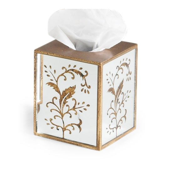 Madison Mirrored Tissue Box (Pr) - 380654