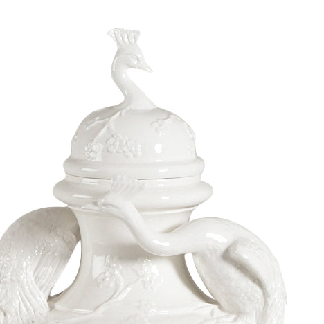 Peacock Ceramic Urn - 380774