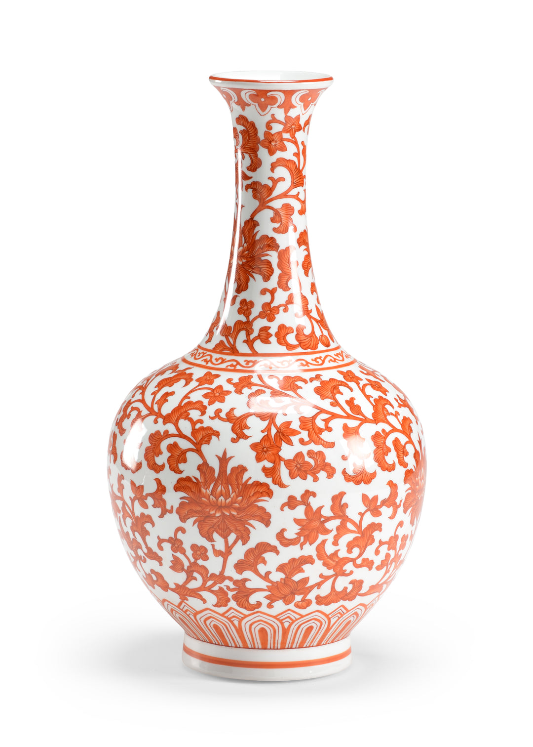 Pumpkin Long Neck Vase - 381889