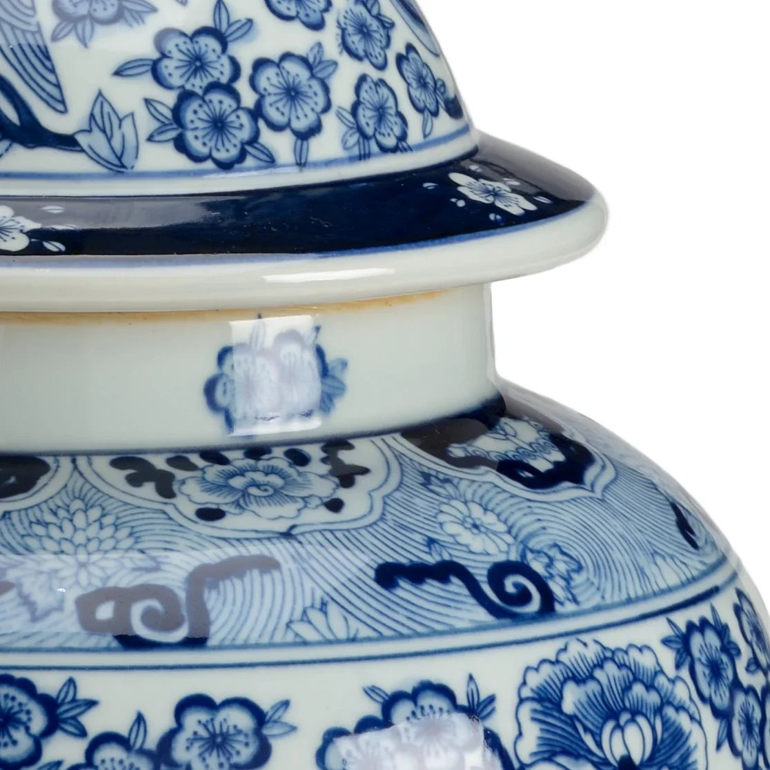 American Home Furniture Chelsea House Floral Covered Urn