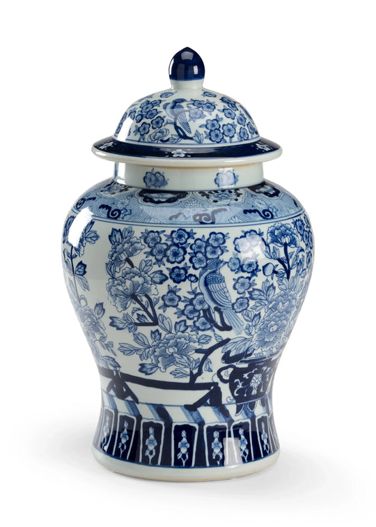 American Home Furniture Chelsea House Floral Covered Urn