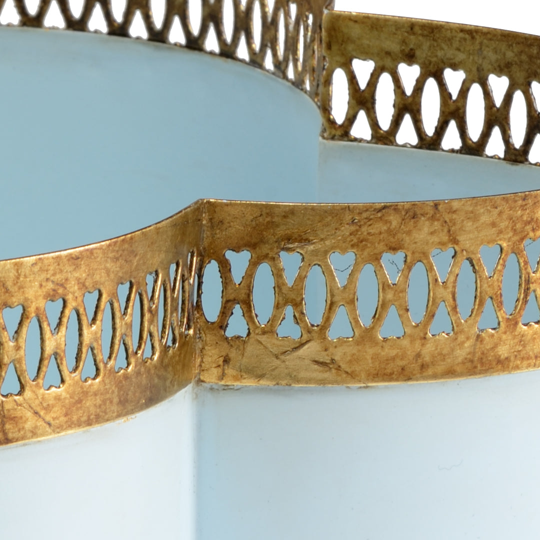 Light Blue/Antique Gold