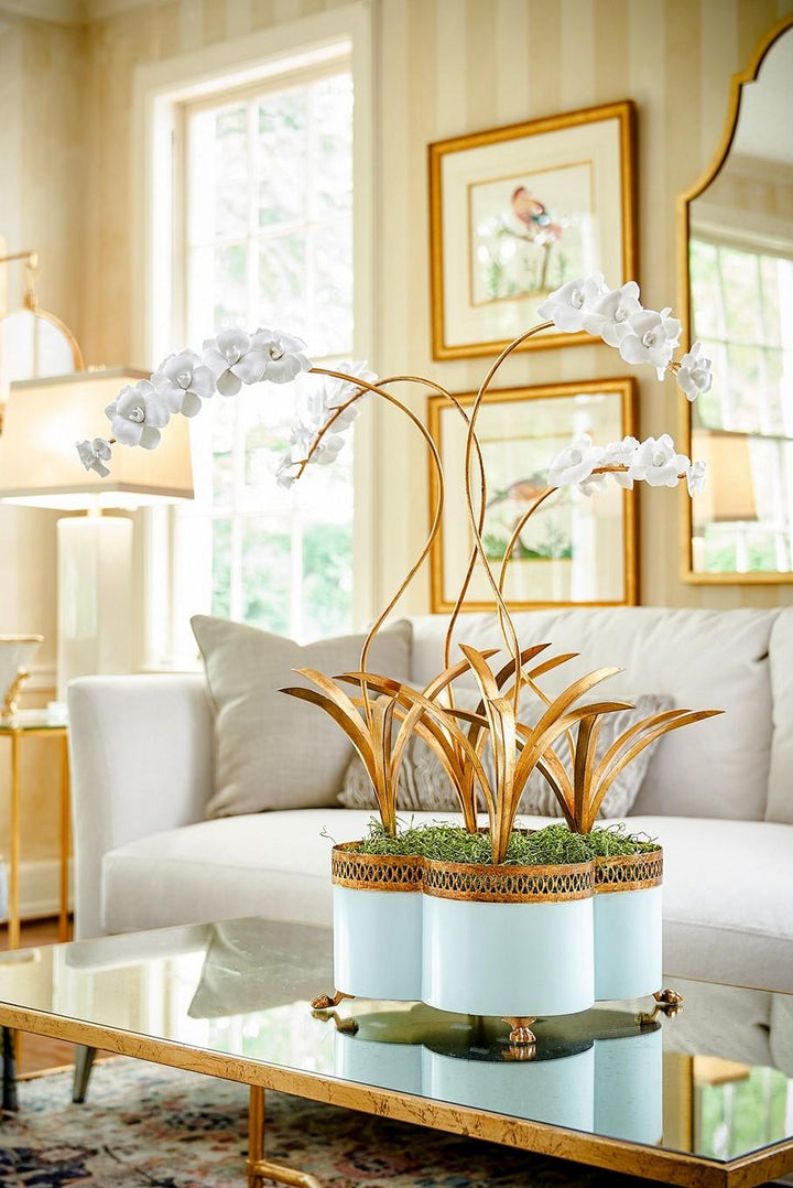 Light Blue/Antique Gold