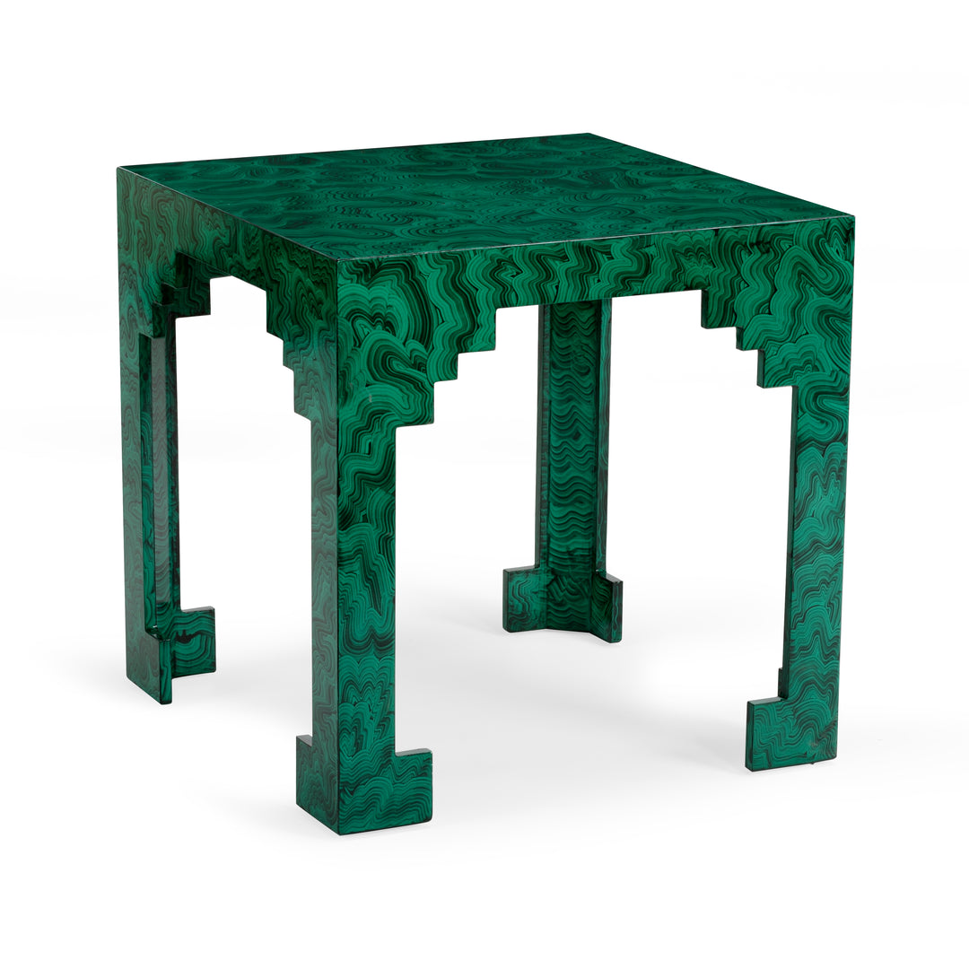 Malachite Cut Corner Table - 382944