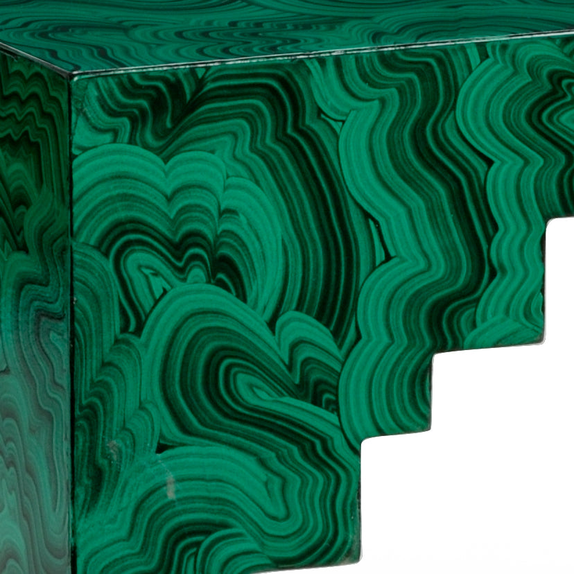 Malachite Cut Corner Table - 382944