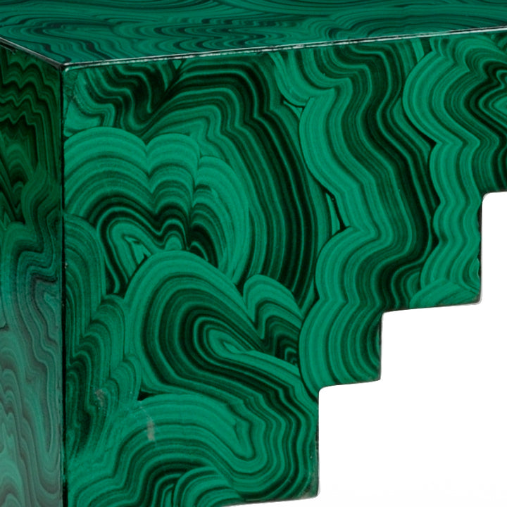 Malachite Cut Corner Table - 382944