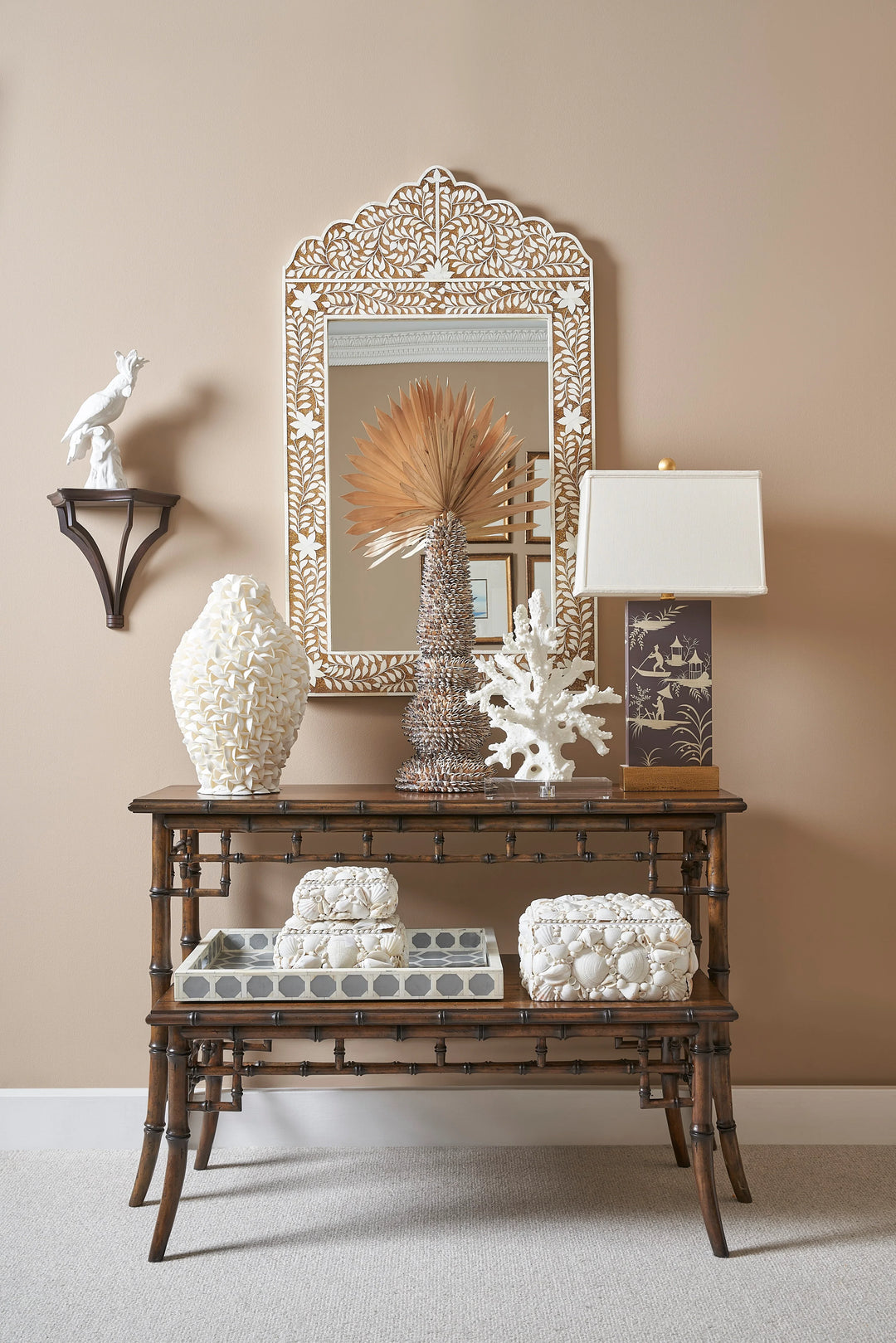American Home Furniture Chelsea House Crown Mirror 2