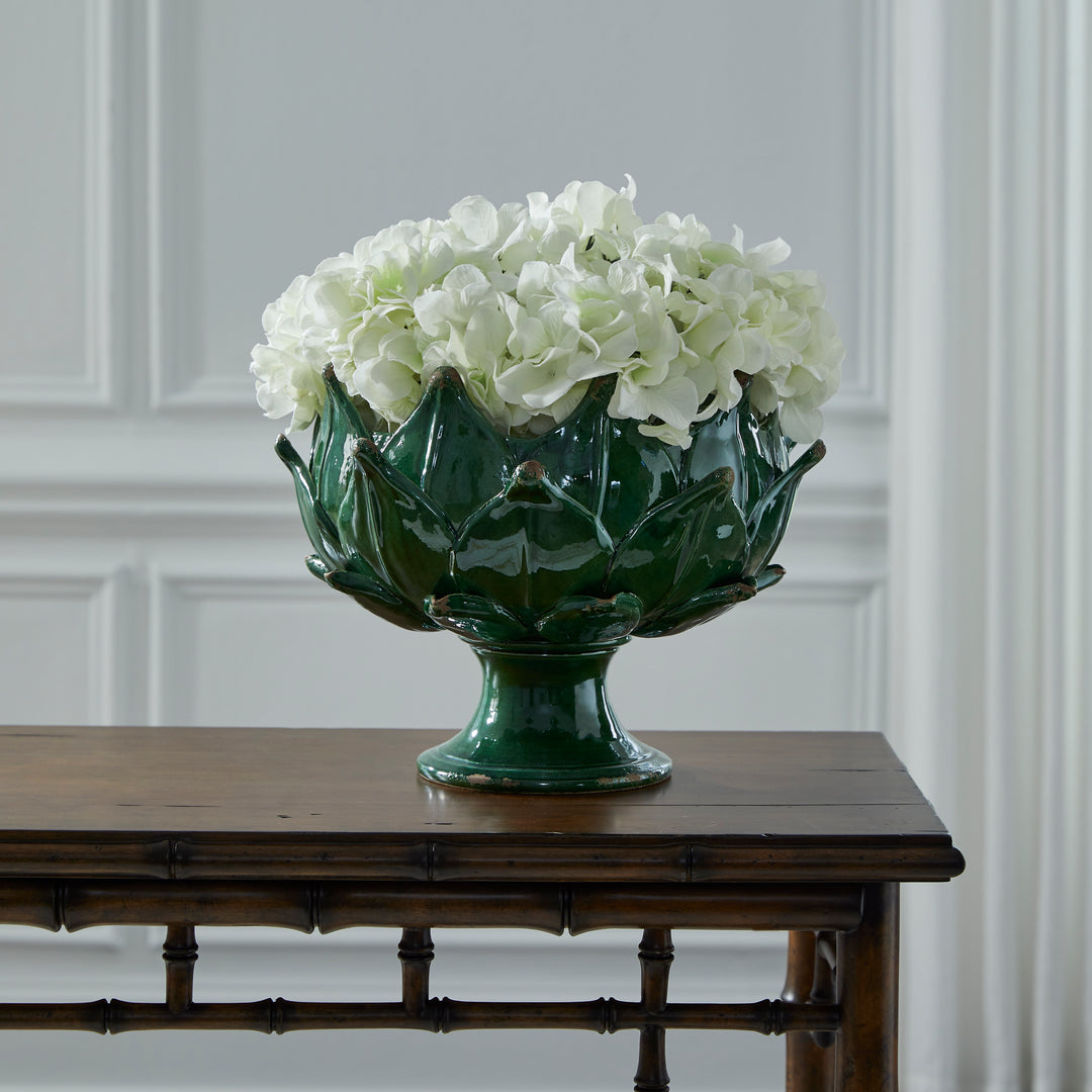 Green Leaf Vase - 383132