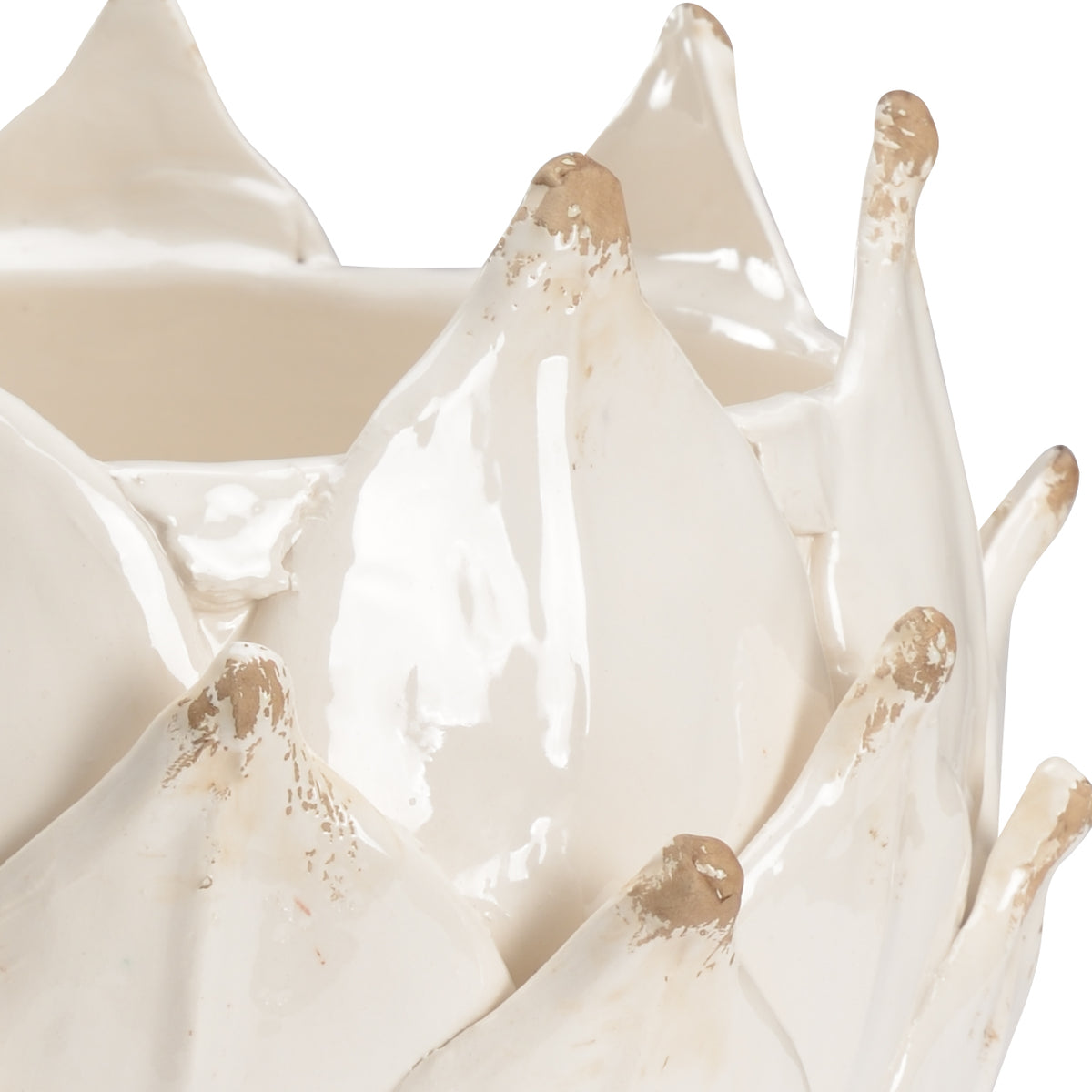 White Leaf Vase - 383133