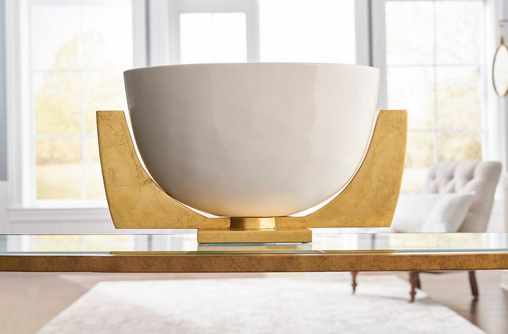 Antique Gold Leaf/Gloss White