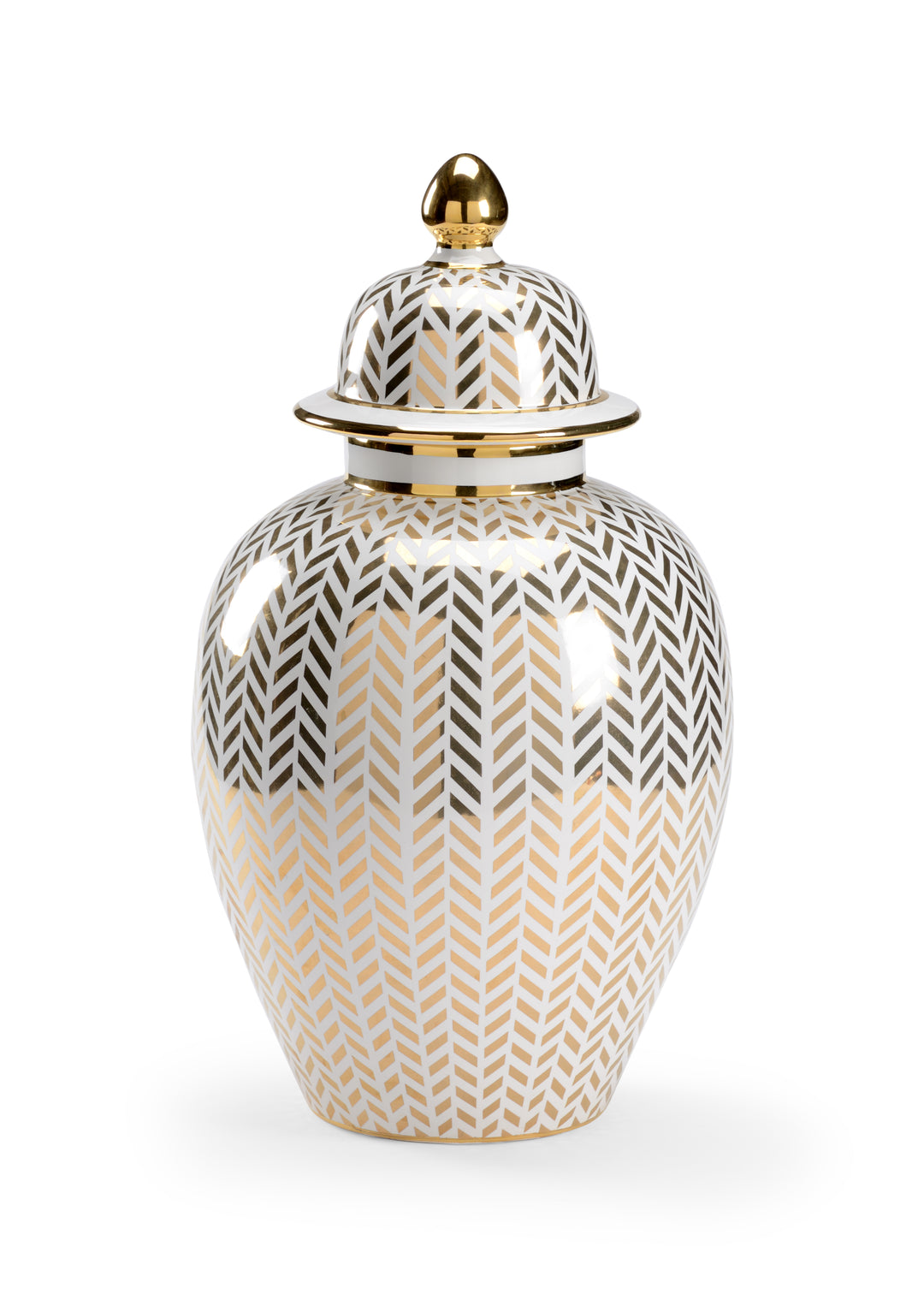 Herringbone Coverd Urn  - 383519
