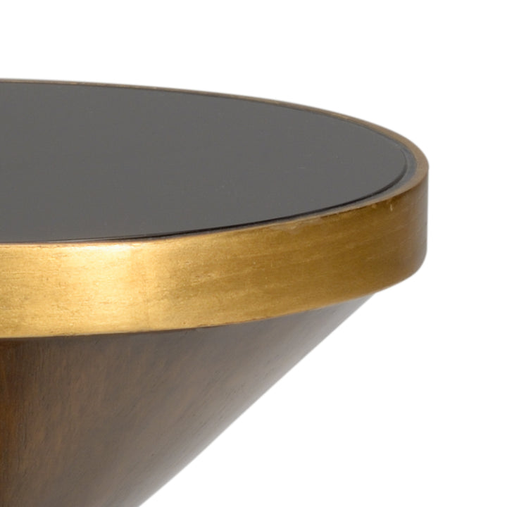 Mahogany/Antique Gold/Black