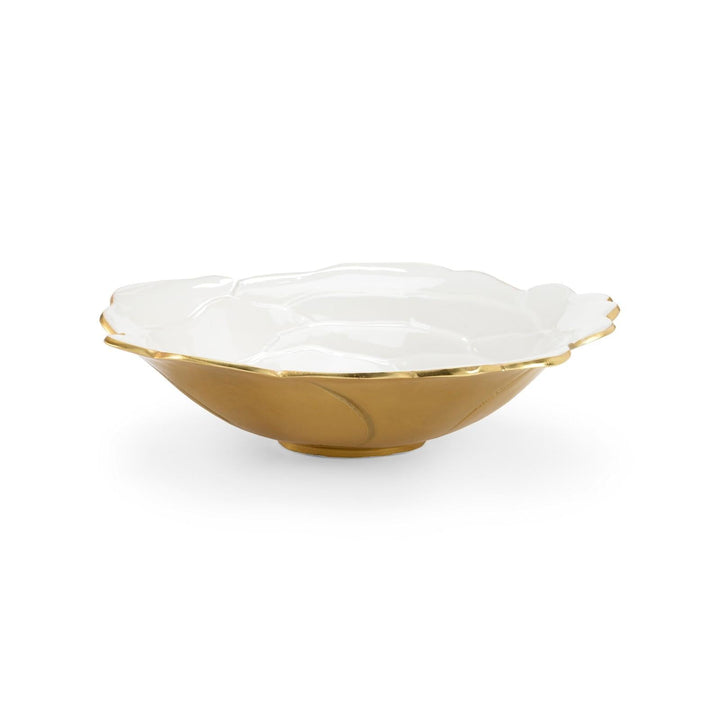 White Enameled Bowl