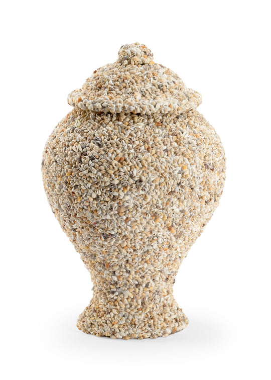 Shell Covered Urn - 384170