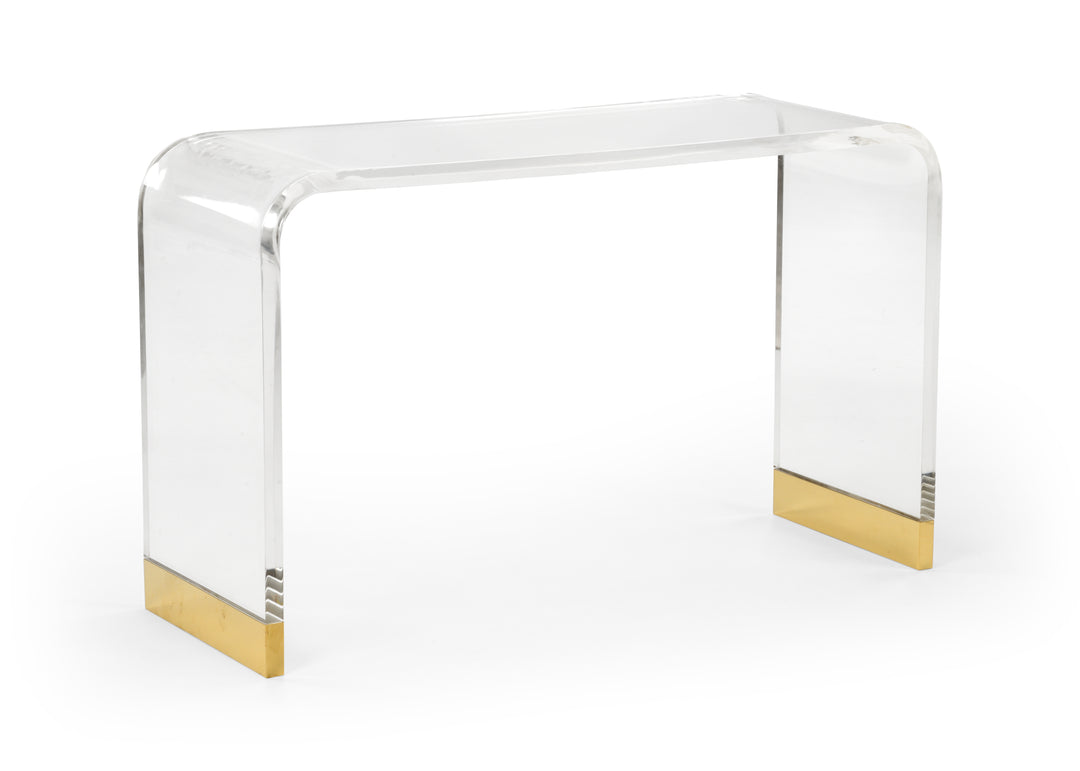 Acrylic Waterfall Console - 384401