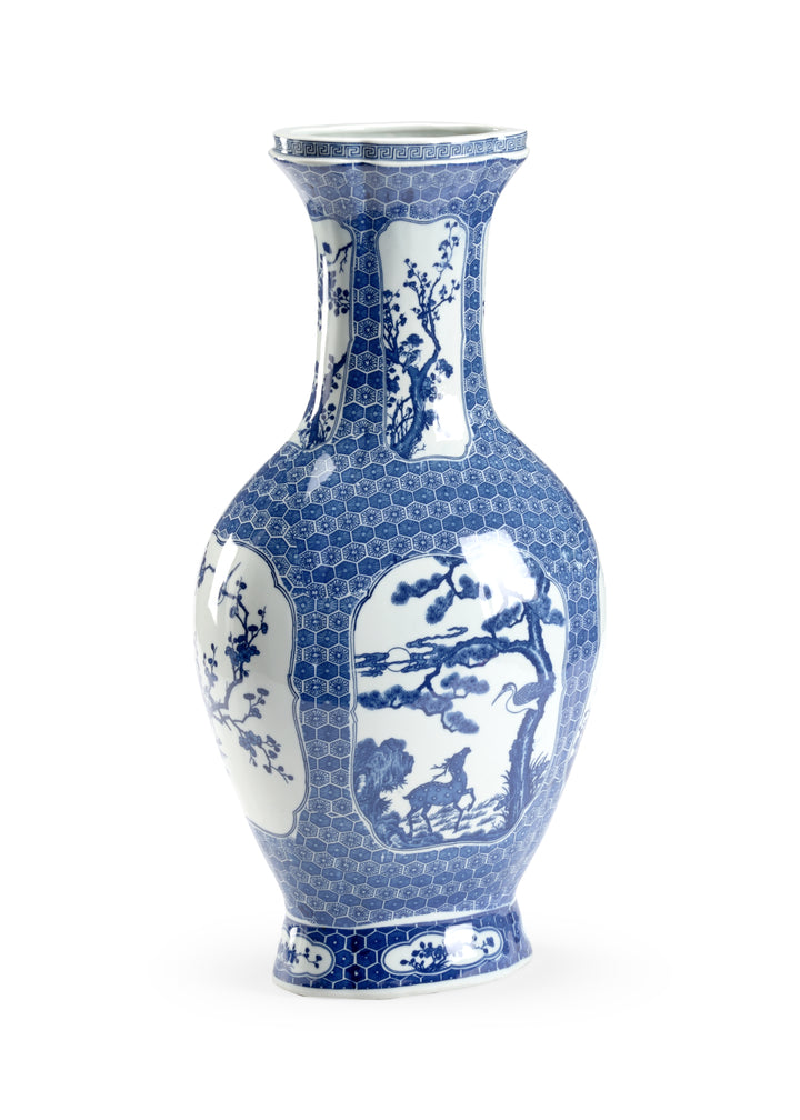 Blue And White Stag Vase - 384518
