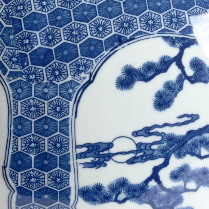 Blue And White Stag Vase - 384518