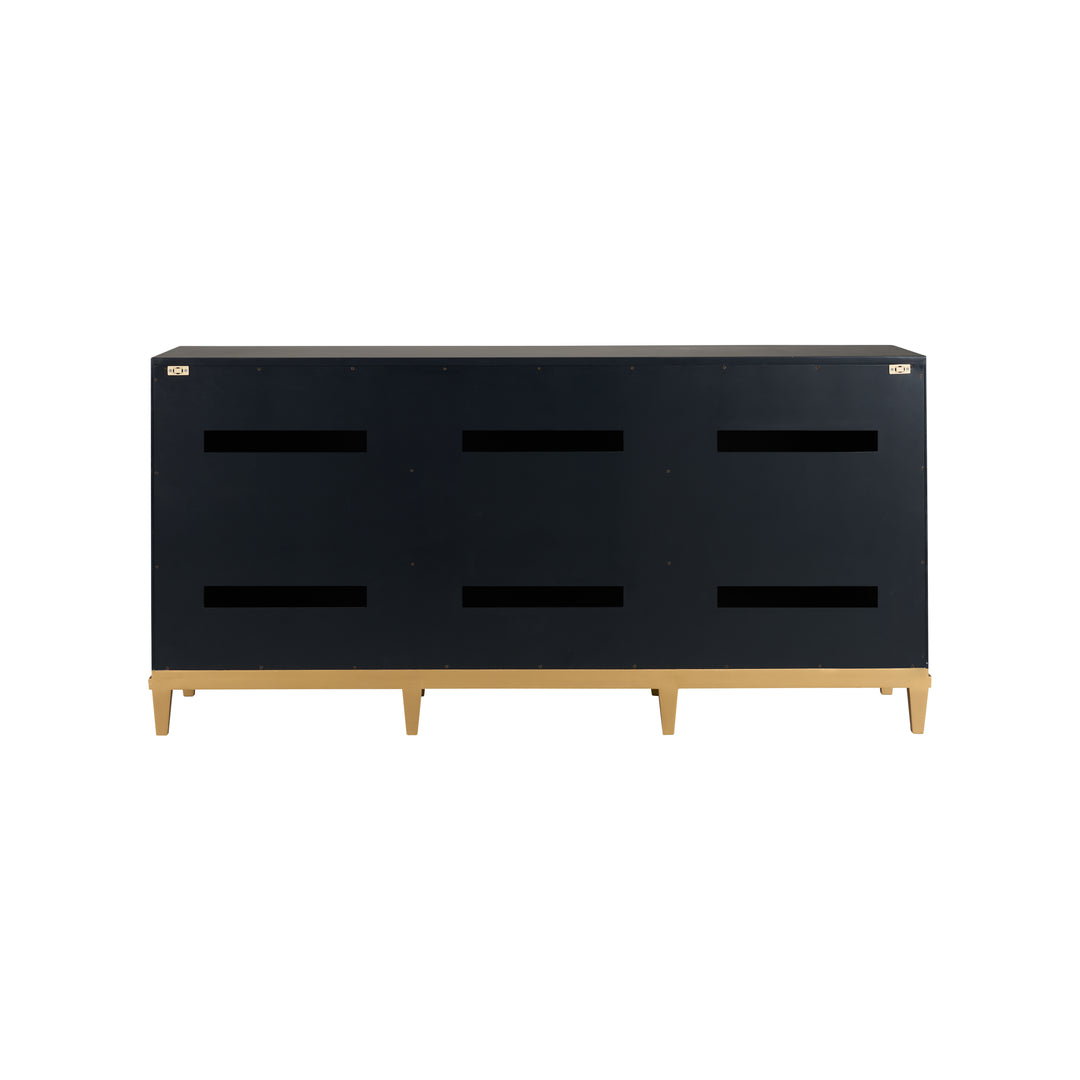 Navy Blue/Gold Leaf
